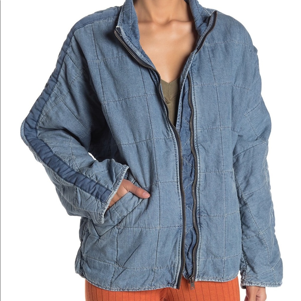 Free People Dolman Quilted Jacket